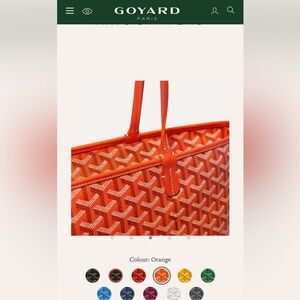 BRAND NEW AND 100% AUTHENTIC GOYARD TOTE ORANGE